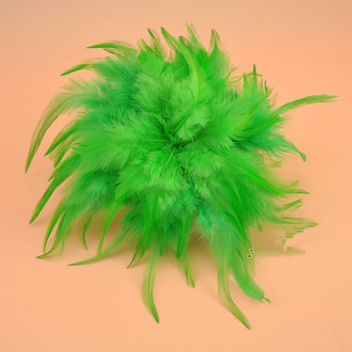 Women's girls stage performance feather headdress bridal model jazz singers host cosplay hair clip brooch